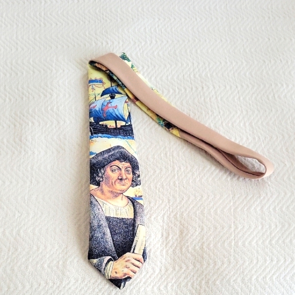 Ralph Marlin Christopher Columbus Tie